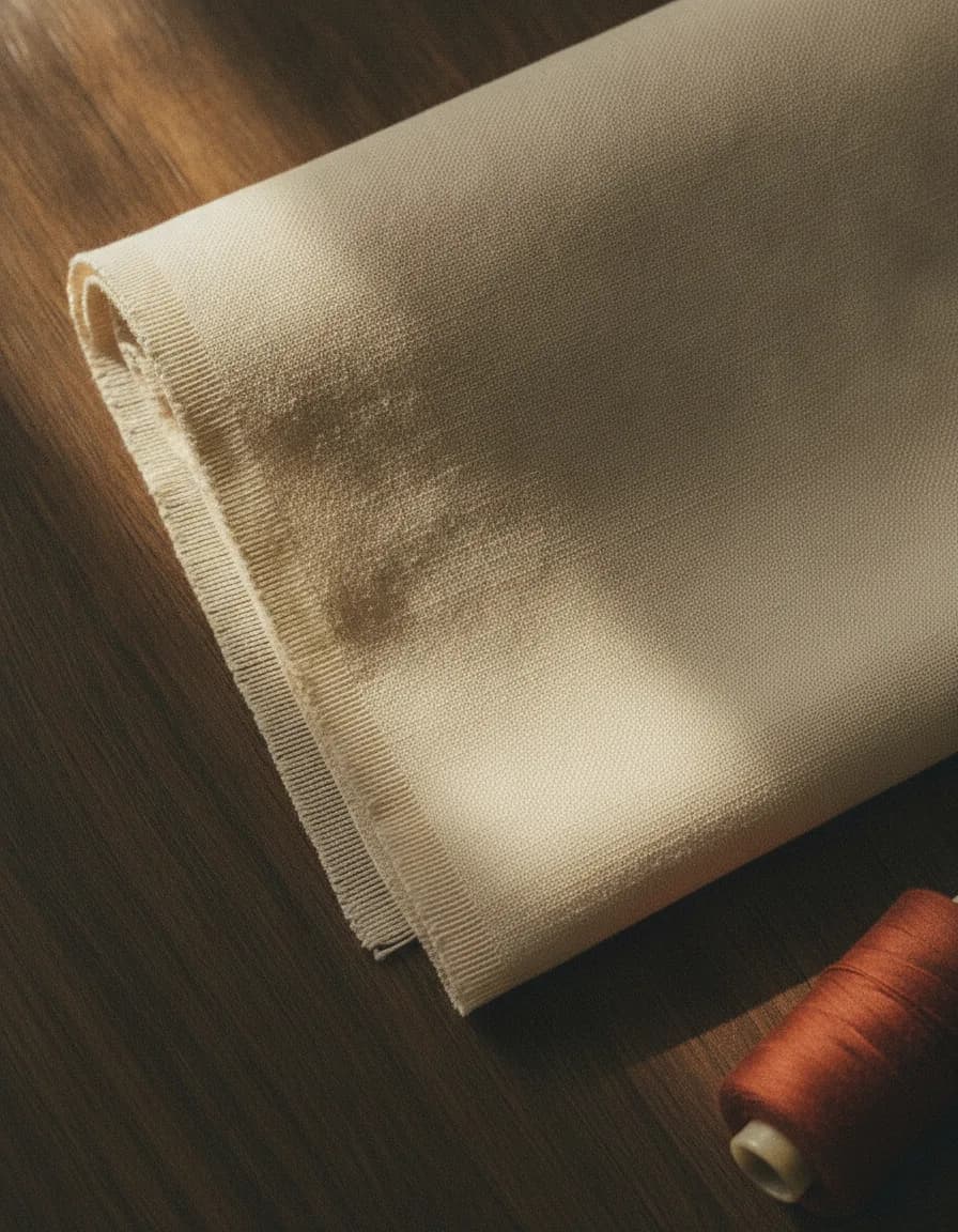 Shirting cotton on the mill floor